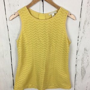 Banana Republic Sleeveless Yellow Top Size 4